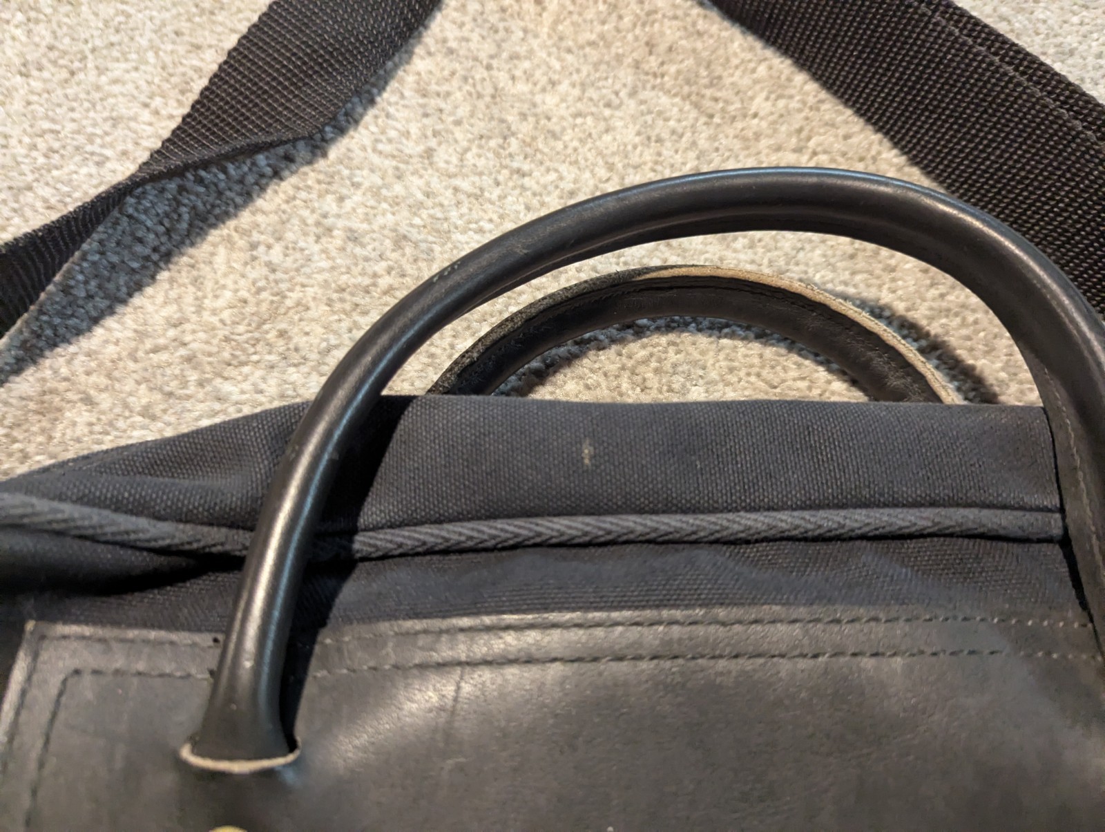 Duluth Pack Bag Black Leather Canvas Handmade In Minnesota Weekender Duffle