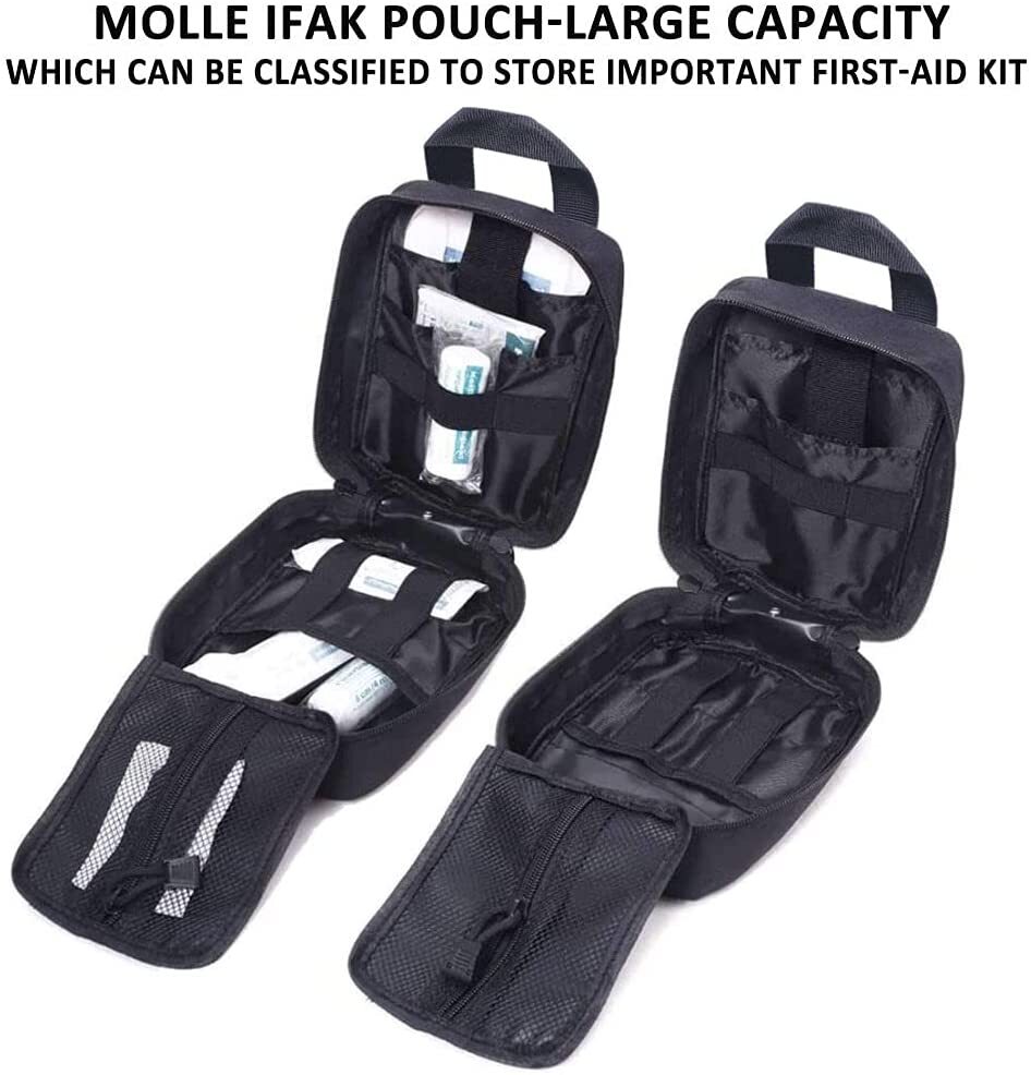 Tactical Molle EDC Pouch First Aid Medical Supplies Pack for Outdoor Activities