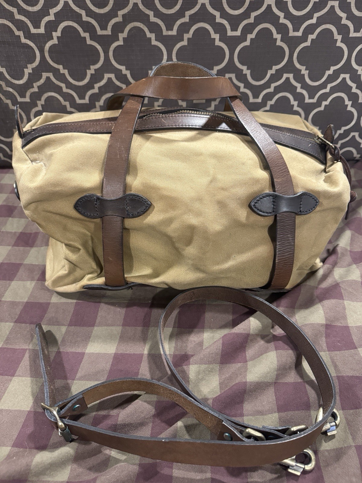 Filson Talon Small Duffle Prototype – Made in USA – No Flap – Rugged Twill