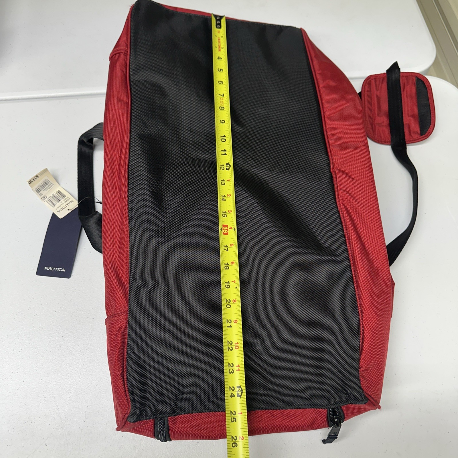 VTG Team Nautica Red Duffle Bag LARGE Sailing Sport Retro Y2K Brand New With Tag