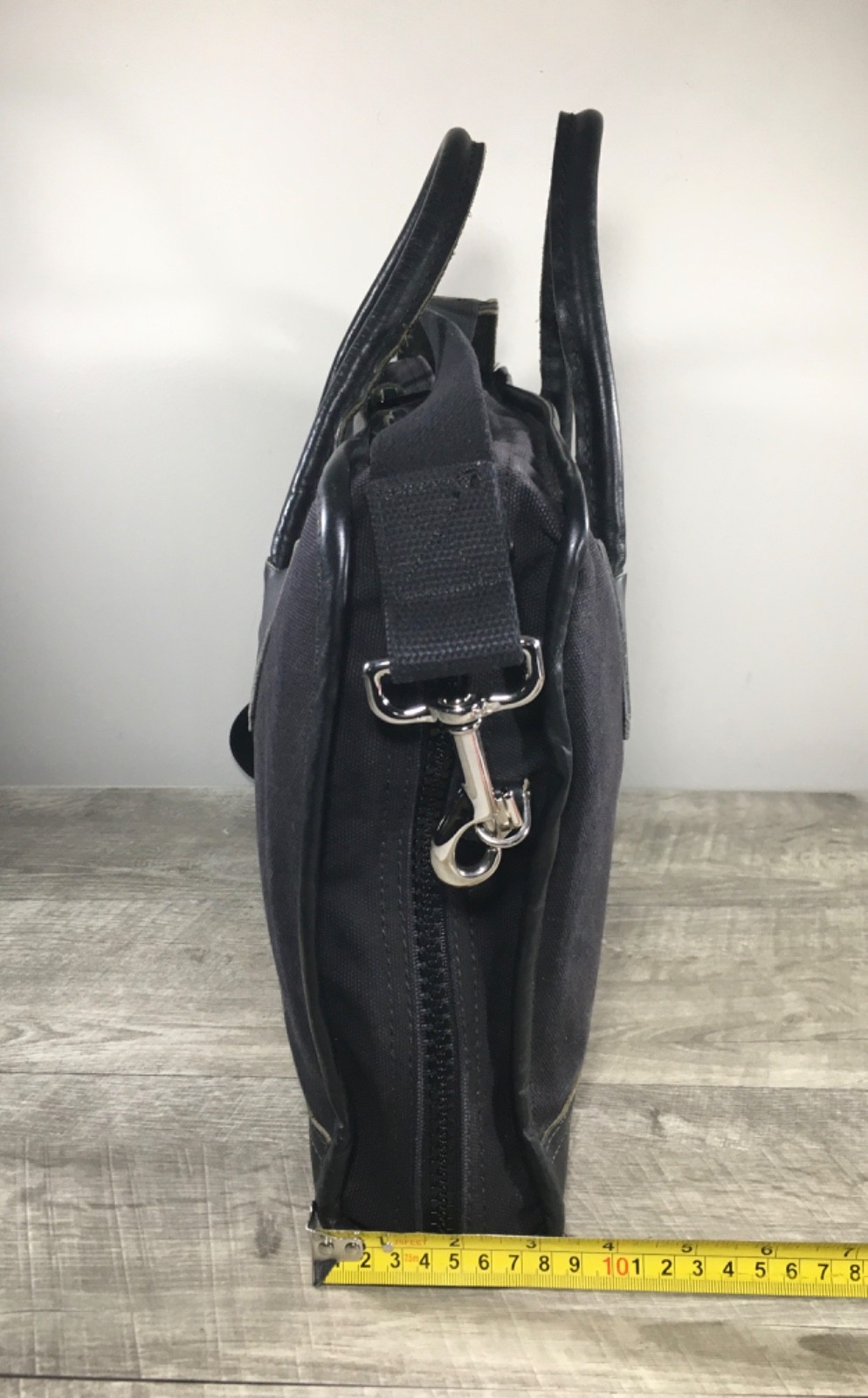 Duluth Pack Laptop Black Tarveler’s Leather Bag Computer Everyday Briefcase USA