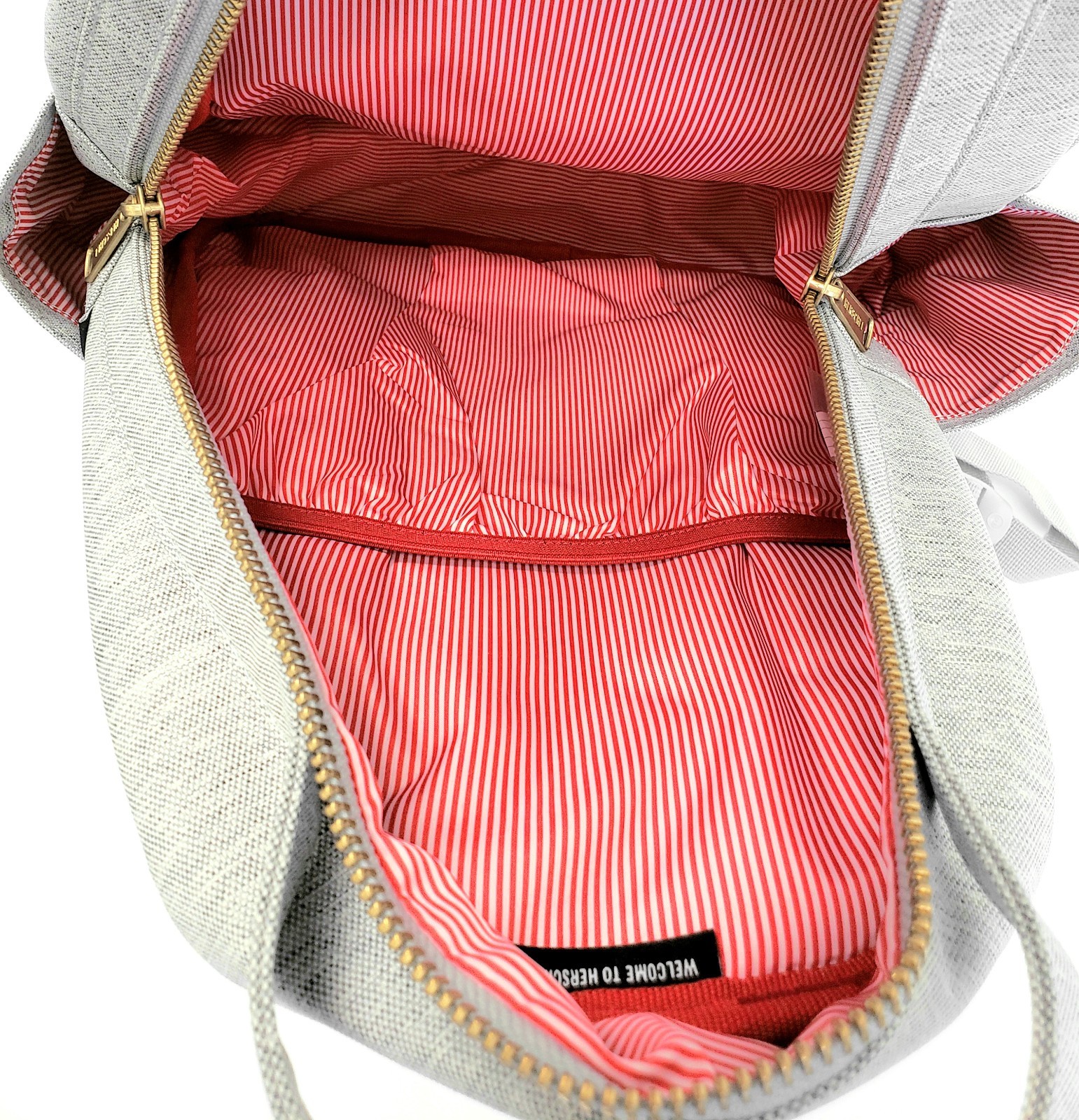 Herschel Supply Co. Nova Mid Volume Backpack Daypack 18L Light Grey Crosshatch