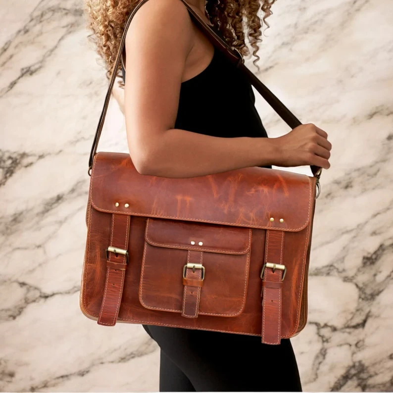Professional Women’s Laptop Briefcase Handbag – Modern Leather Business best