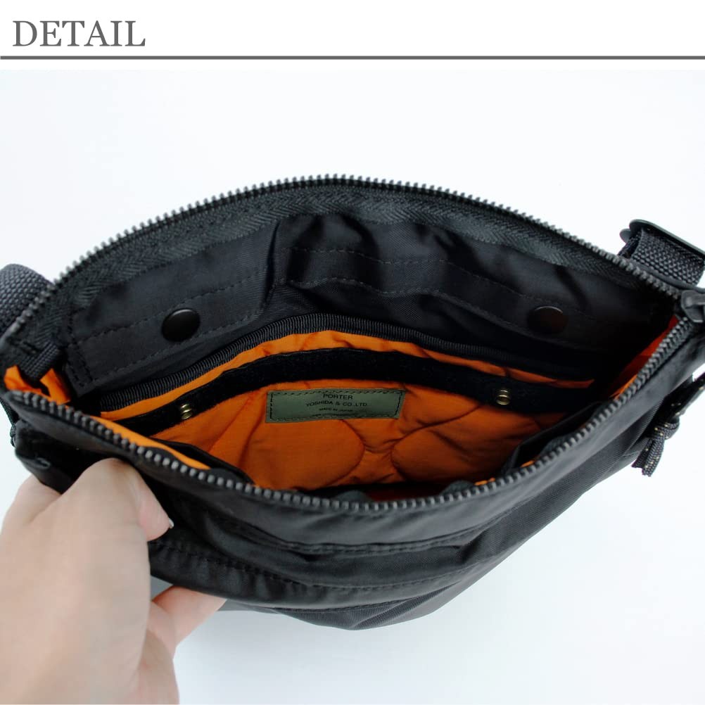 PORTER FORCE Navy Shoulder Bag, Mini Shoulder Bag, Water-Repellent, 855-05901
