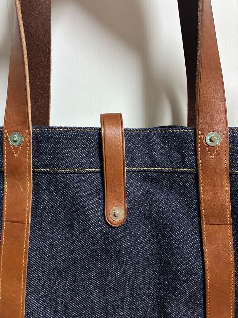 RRL Indigo Denim Tote Bag