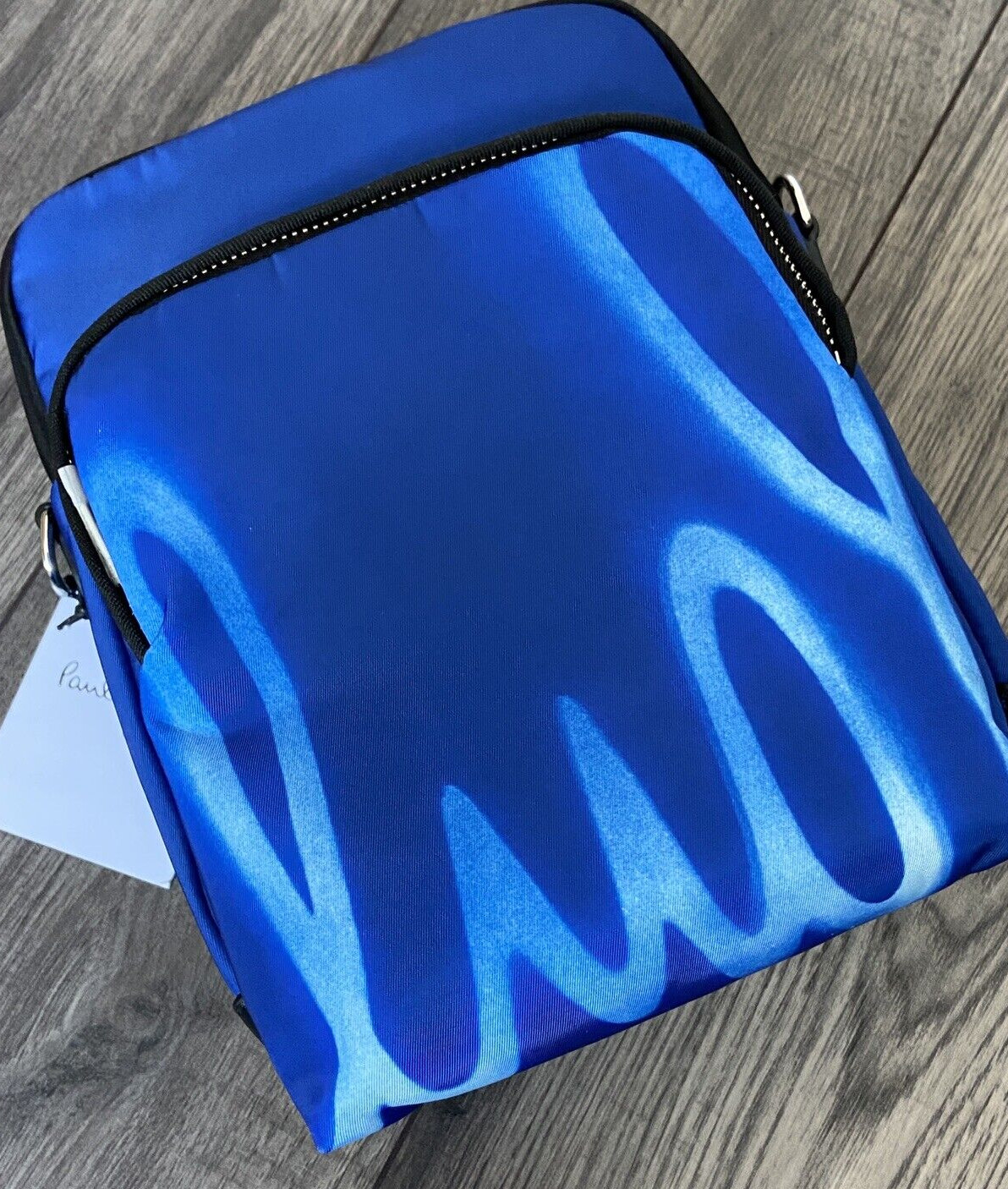 PAUL SMITH SPRAY LOGO CROSSBODY FLIGHT BAG RETAIL BNWT