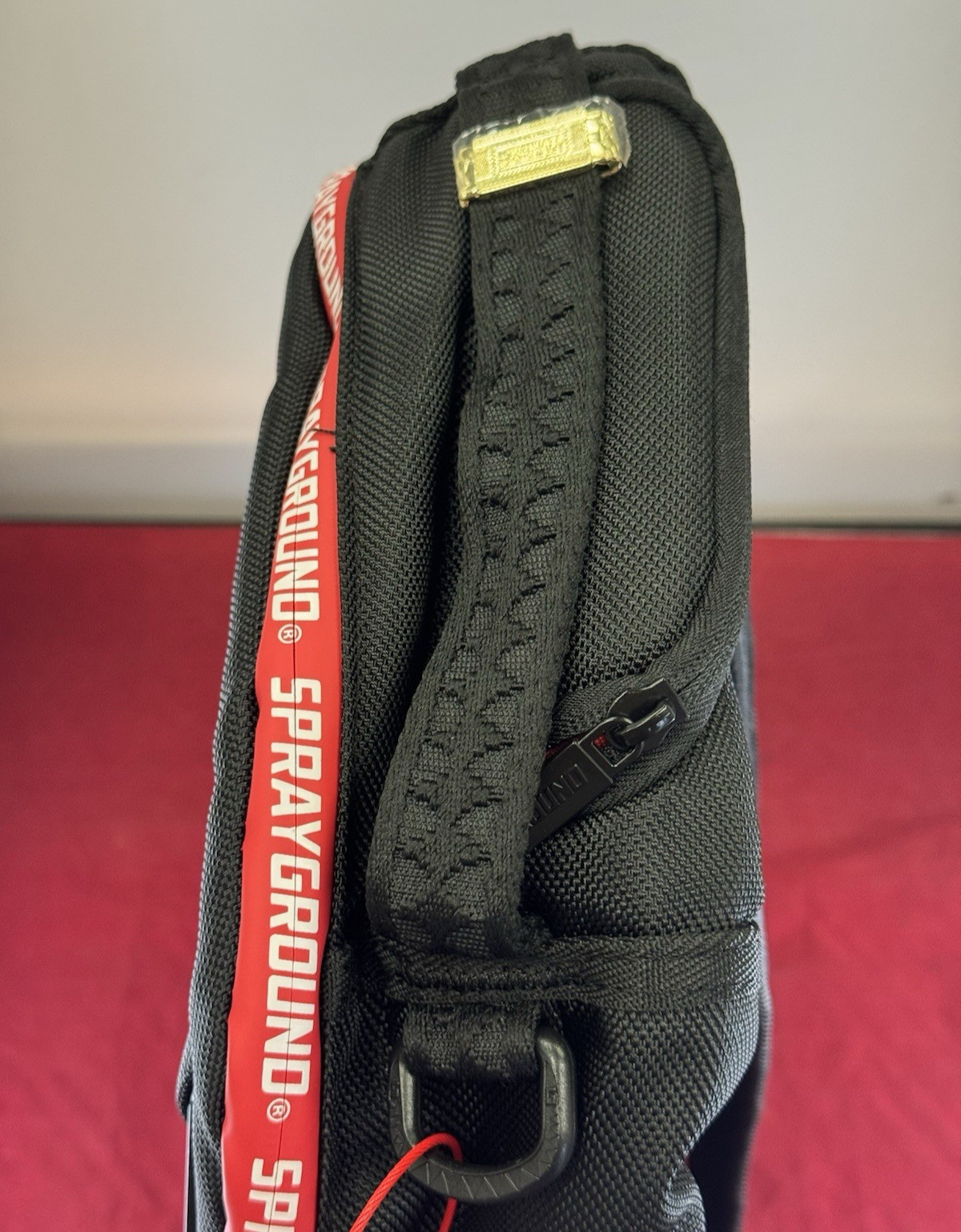 Sprayground The Hero Red Tape Limited Edition DLXR Backpack