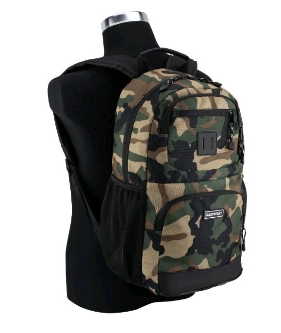 NWT Eastsport Eclipse Core 19″ Backpack Green Army Camo Unisex
