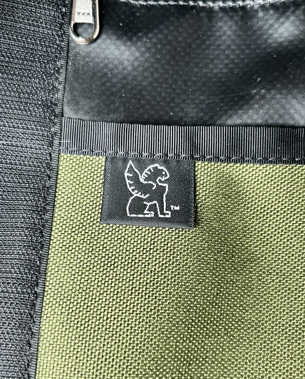 Chrome Industries Messenger Bag Green Mini Metro Seat Belt Flap City 19”x13”x7”