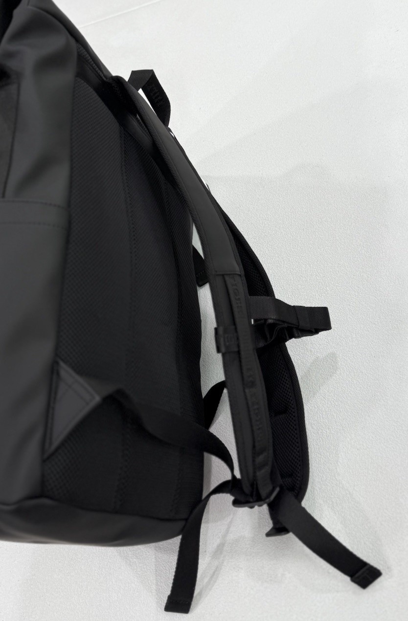 Tommy Hilfiger Men’s Rolltop Backpack, Black, One Size
