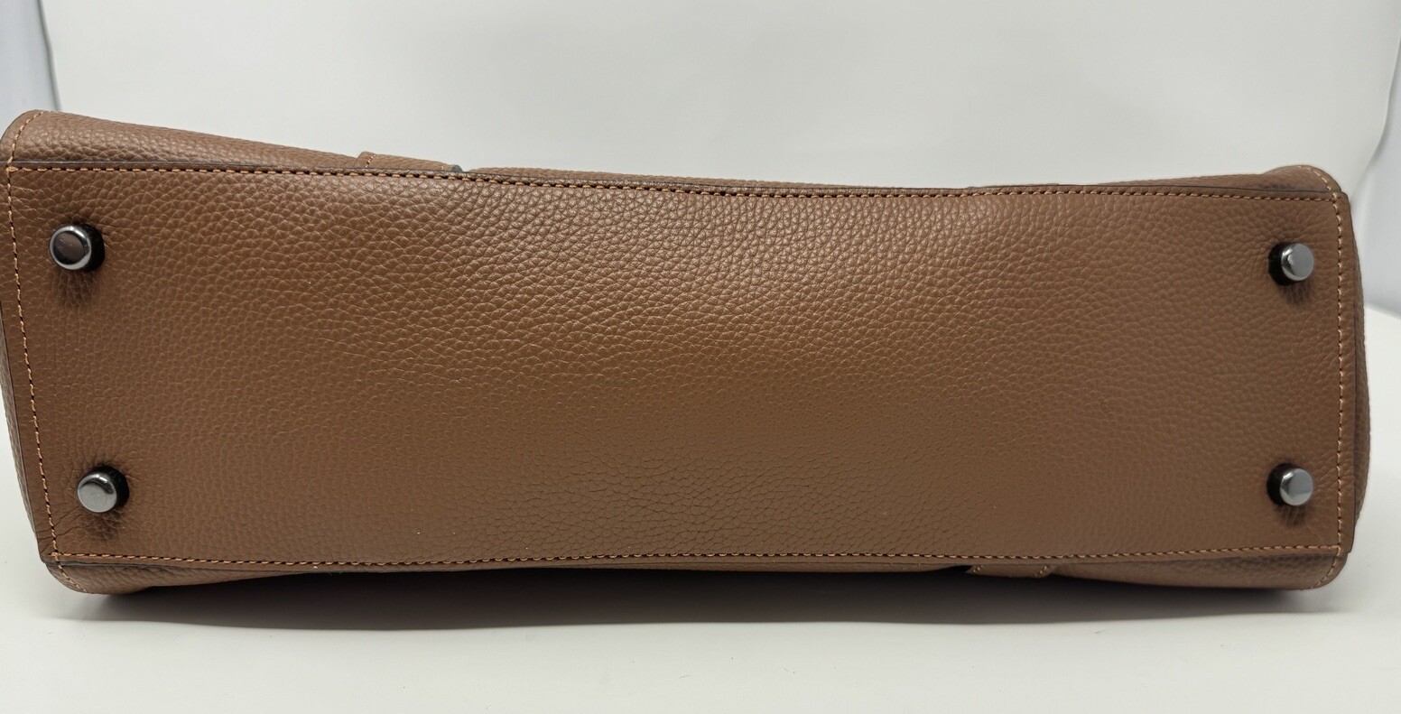 Rare Coach Hudson Leather Double Handle Tote Brown Coach Men/Women