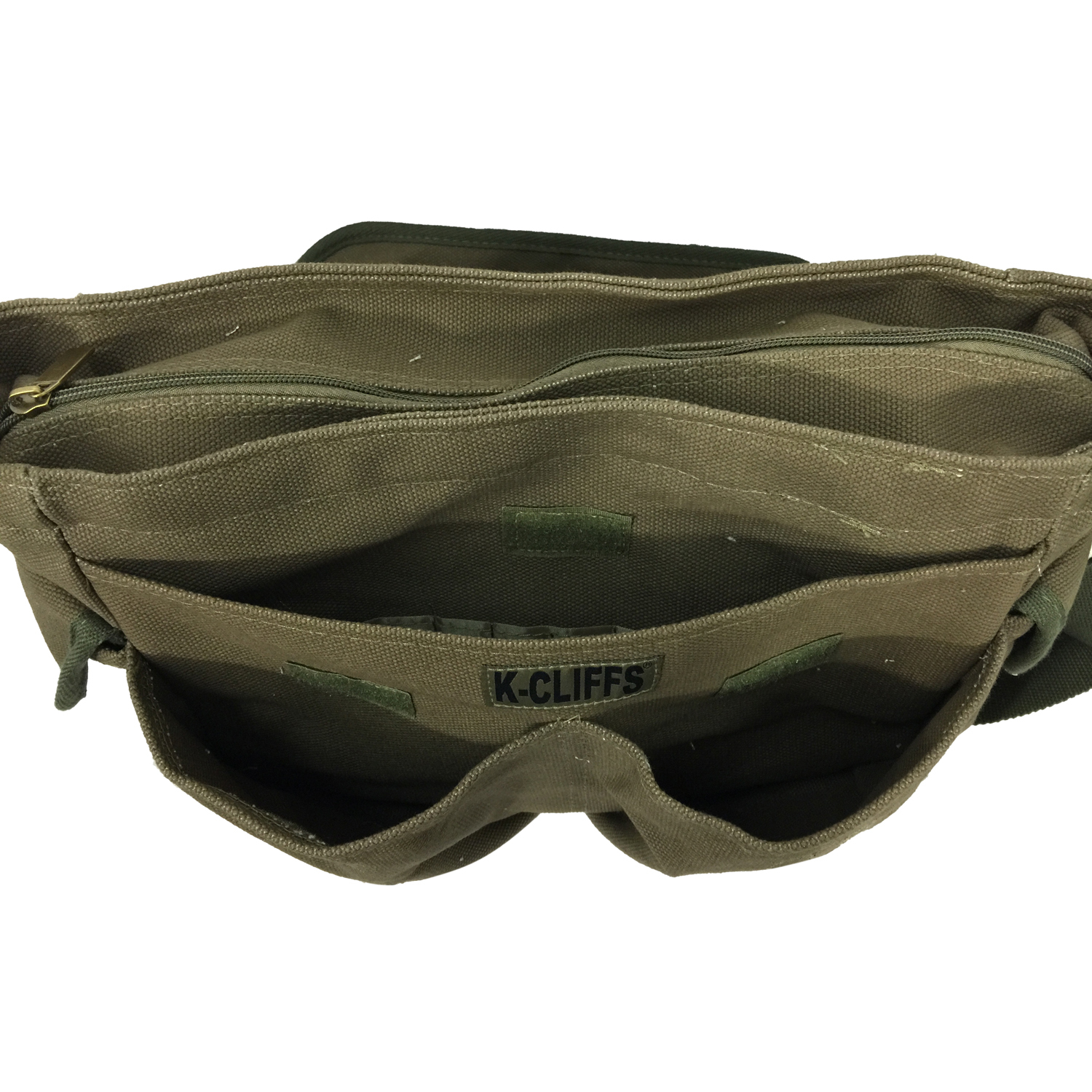 K-Cliffs 13.5″ Heavy Duty 100% Canvas Laptop Messenger Bag
