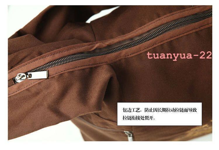 China Buddhist Supplies Monk Pack Shoulder Bag Cotton Canvas Buddha Bags 1pcs