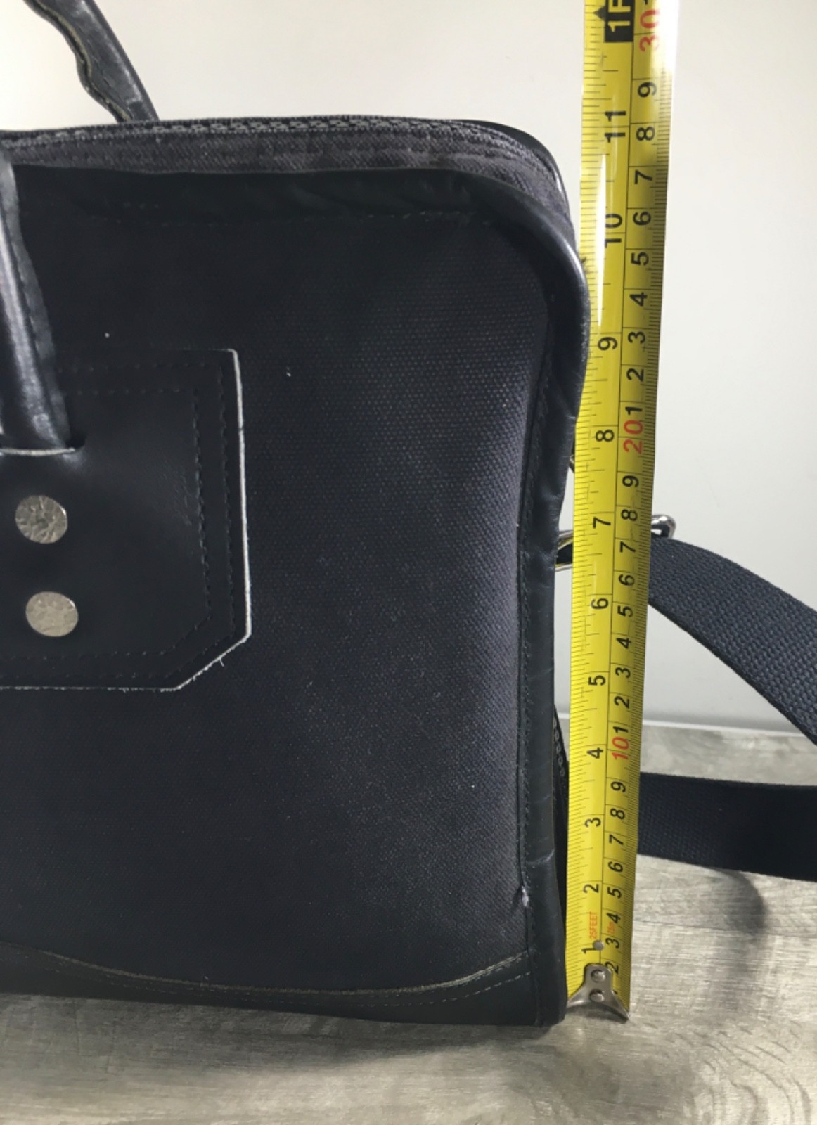 Duluth Pack Laptop Black Tarveler’s Leather Bag Computer Everyday Briefcase USA