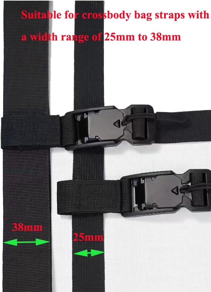 Messenger Bag 3 Point Belt with Magentic Quick Release Buckle Stability Belts Ad