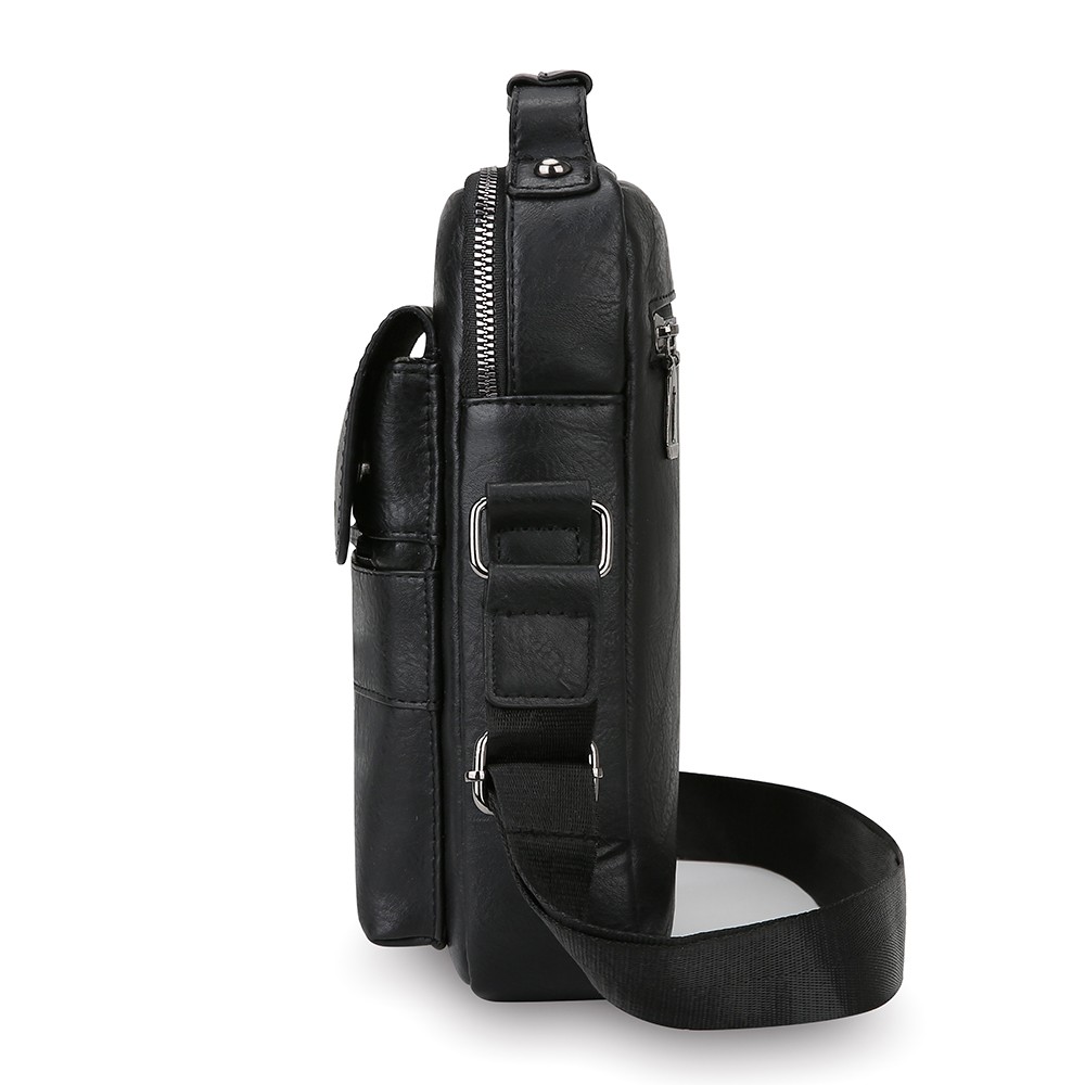 Men’s Leather Crossbody Bag Shoulder Bag Handbag Casual Business Sling Bag