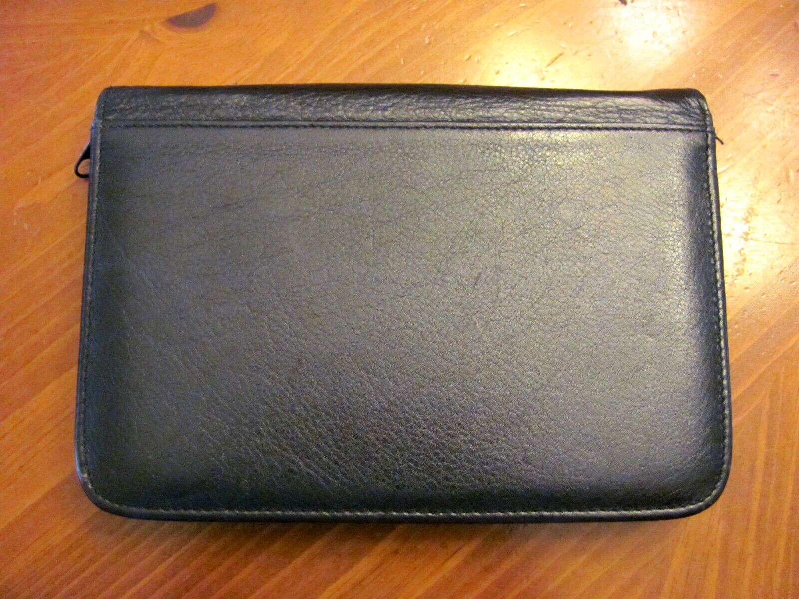 RARE ‘HOLT RENFREW’ BLACK LEATHER BUSINESS EXECUTIVE PORFOLIO ZIPPERED CASE EXC