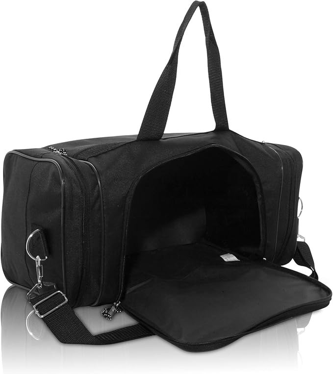 Brand New DALIX Duffle Bag Duffel Bag Large in Black Gym Bag 17″