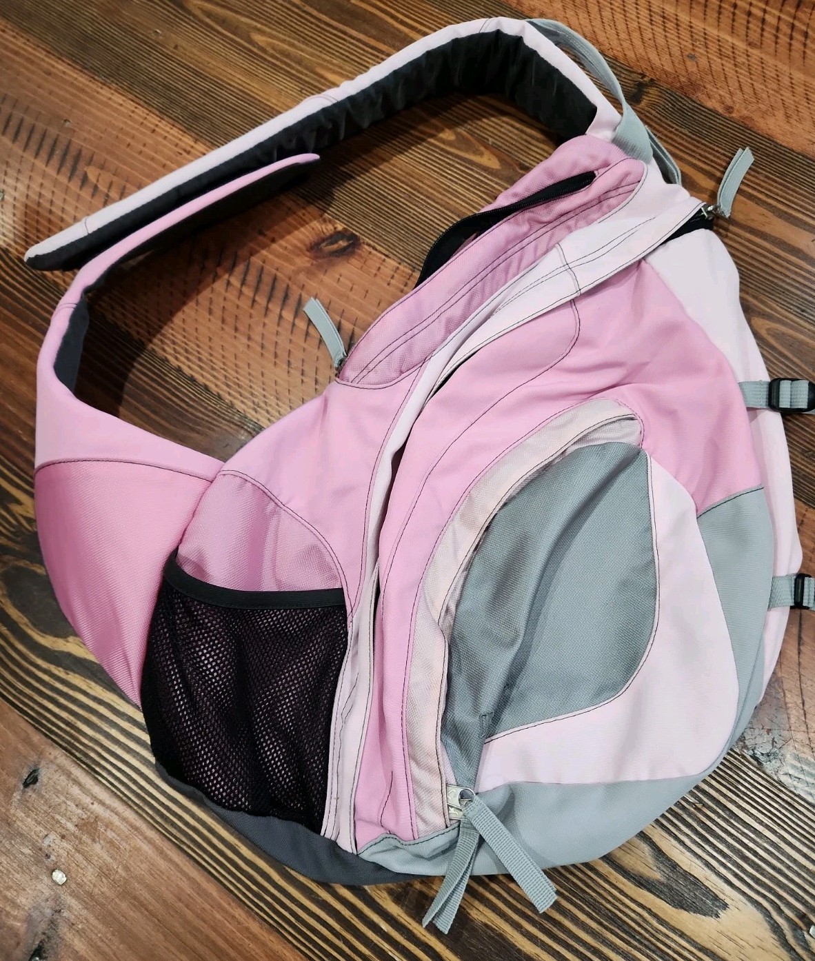 Jansport Over Shoulder Backpack One Strap Sling Backpack Pink Y2K Excellent