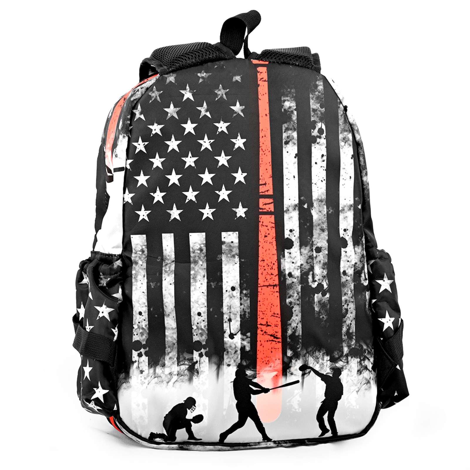 Baseball Backpack American FlagLaptop Backpacks Multipurpose Daypack For Men …