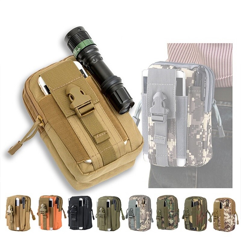 Tactical Molle EDC Pouch Bag Compact Multipurpose Utility Gadget Belt Waist Bag