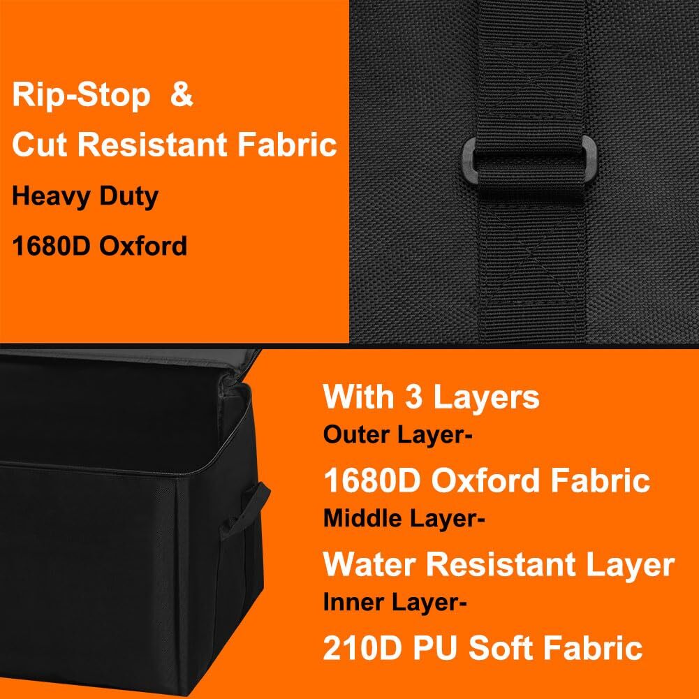 190L 52″ Heavy Duty Extra Large Duffle Bag Water Resistant Sports Equipment B…