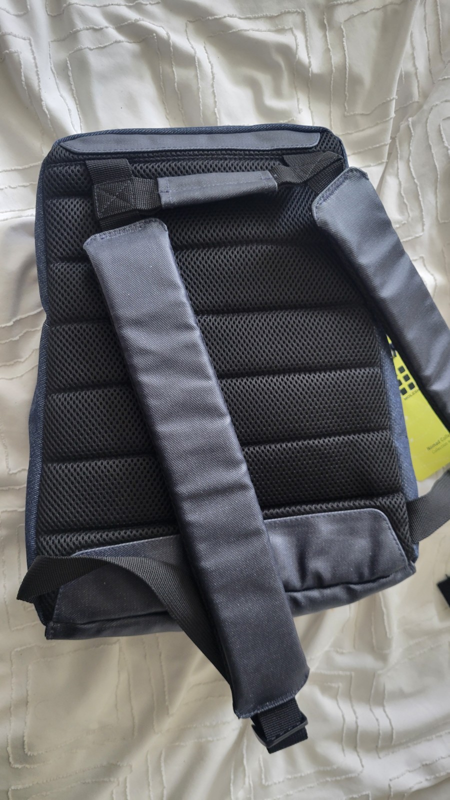 Moleskine Denim Blue Backpack Laptop Bag Travel Bag New
