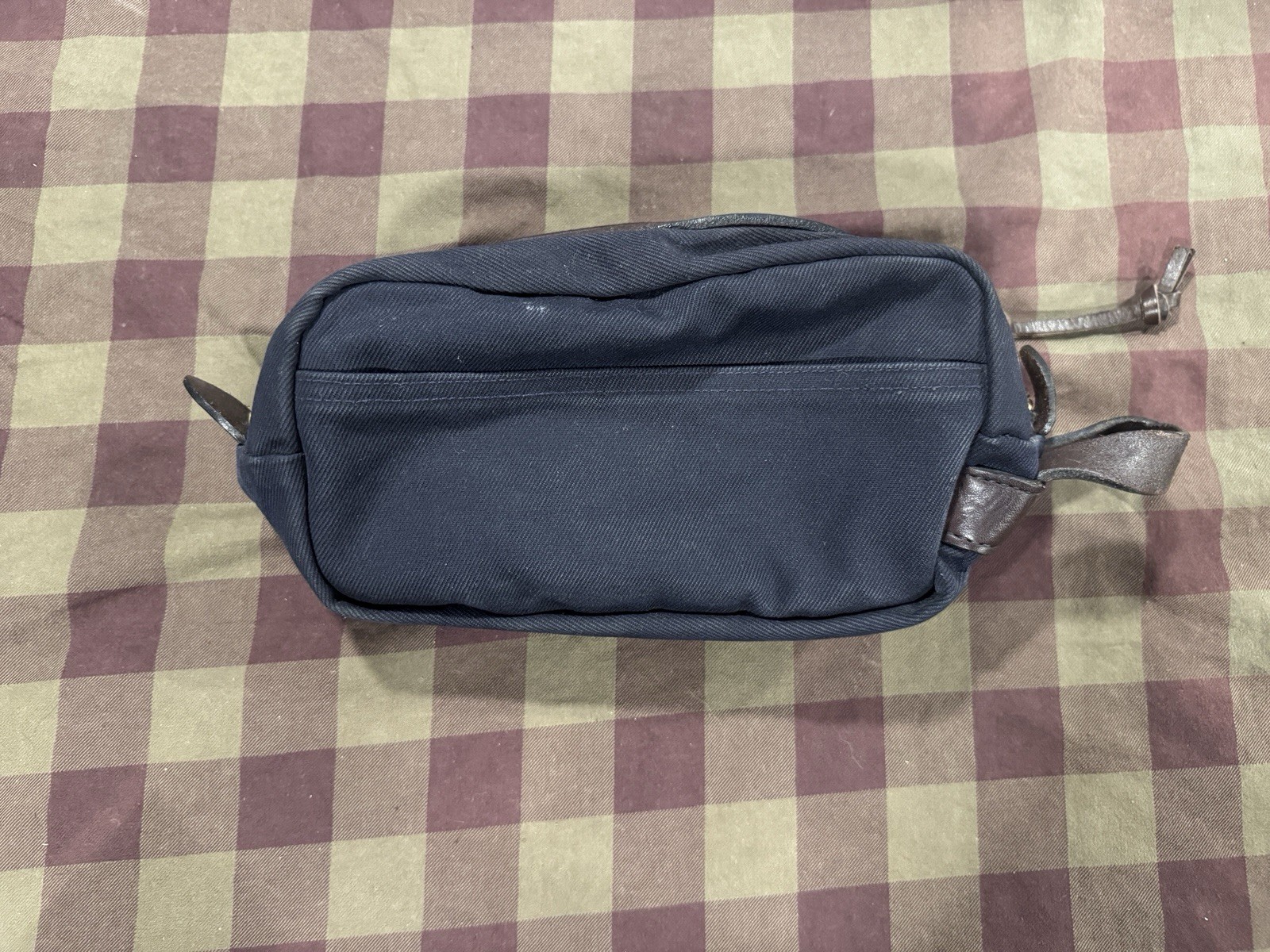 Filson Rugged Twill Travel Kit – Navy – Made in USA – 218 – Dopp Kit