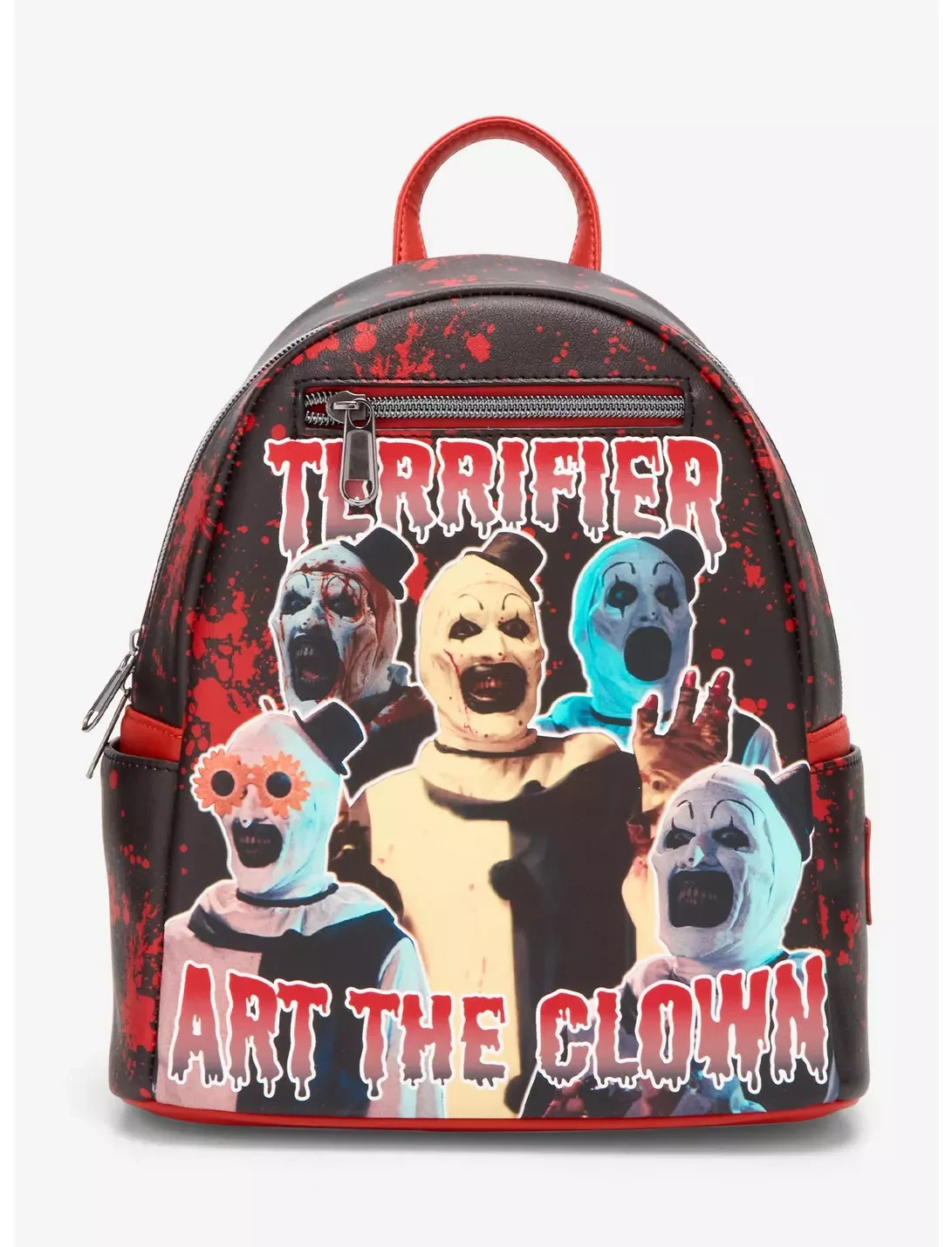 Loungefly Terrifier Art The Clown Splatter Mini Backpack + Wallet Set Horror