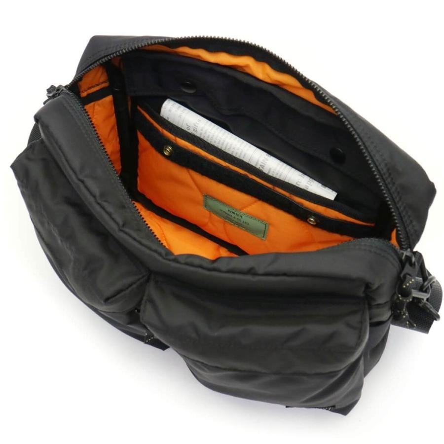 PORTER YOSHIDA FORCE SHOULDER BAG S 855-05457 Color Black/Olive Drab/Navy New