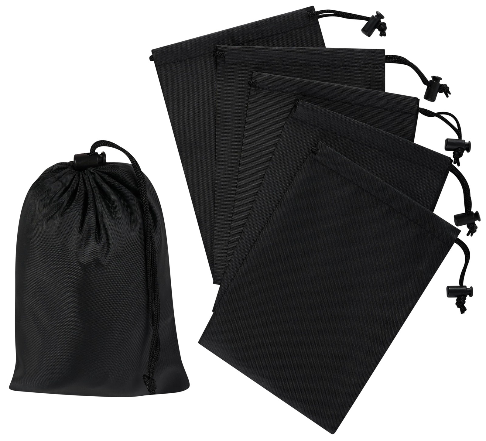 PALTERWEAR Drawstring Bag with Toggle – Nylon Cinch and Ditty Pouch – Six Pac…