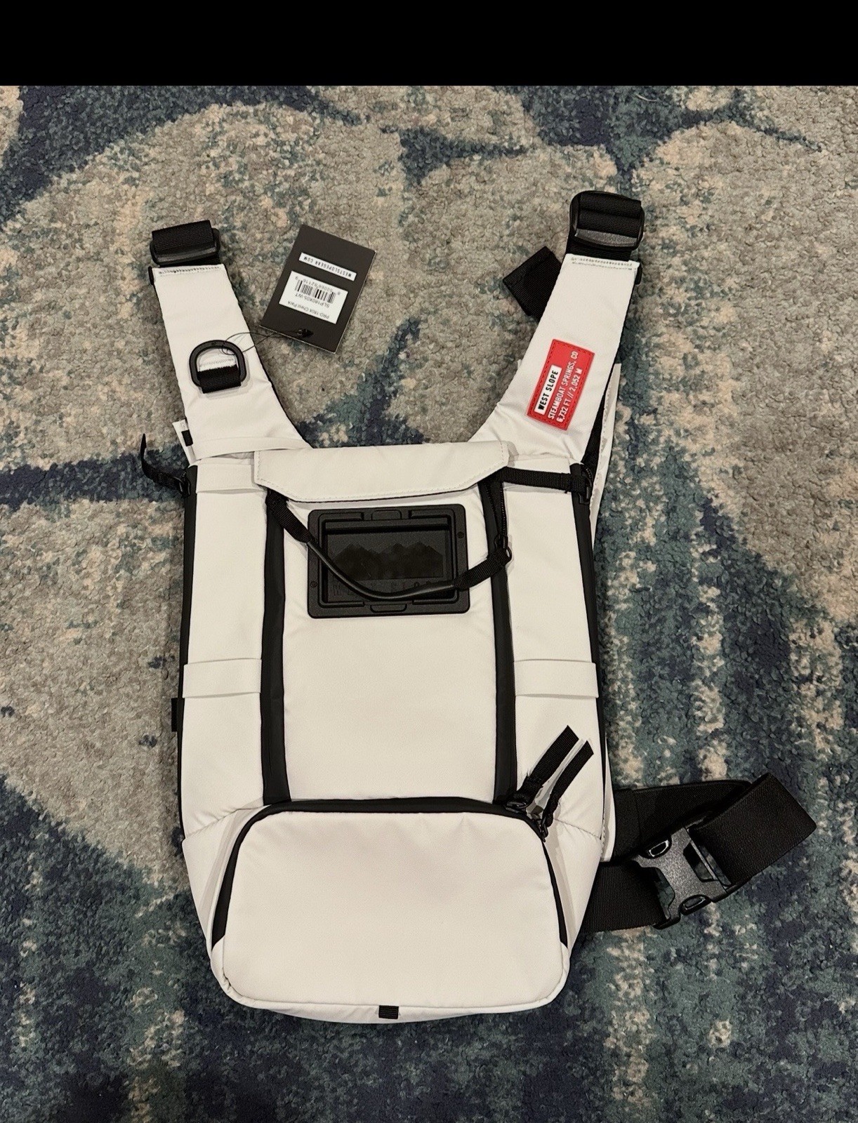 West Slope Gear Pro-180X Chest Pack Storm White NWT Outdoors Adventure
