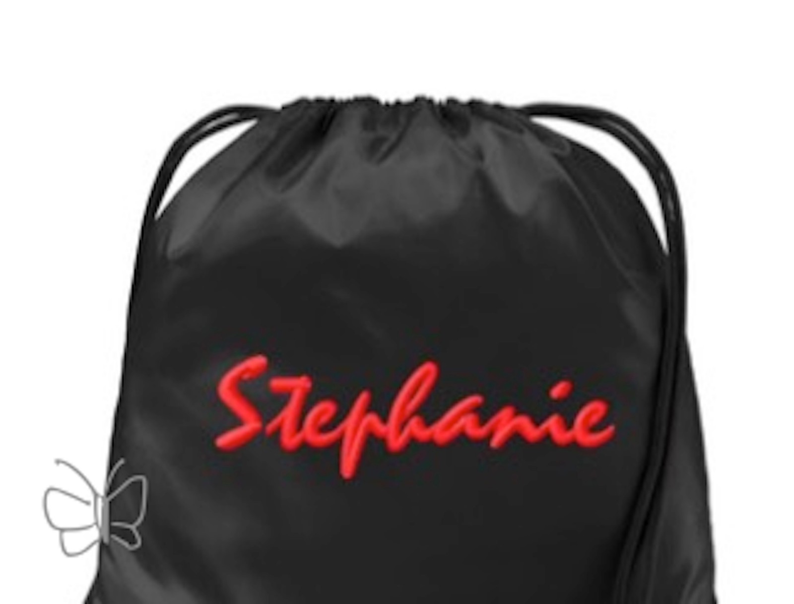 Custom Embroidered Cinch Bag Personalized Drawstring Cinch pack—FREE NAME