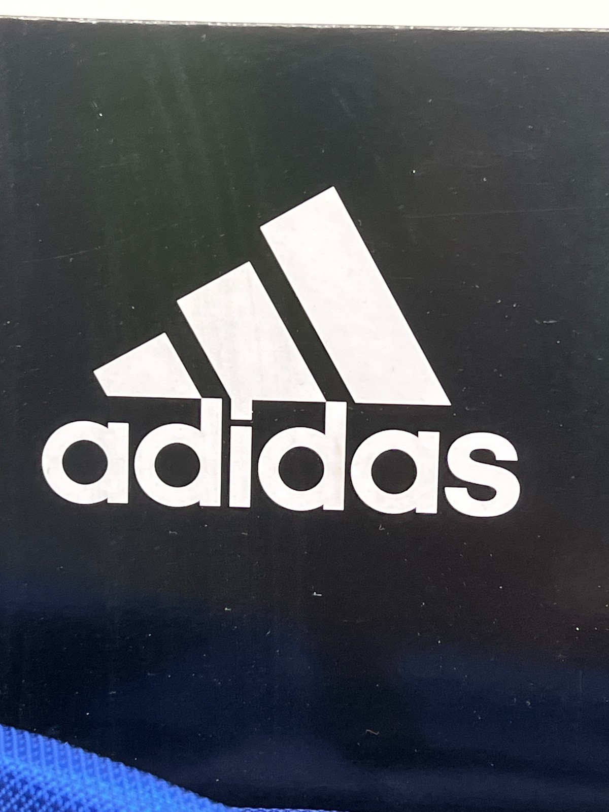 Adidas Blue w/ Black Alliance II Drawstring Backpack w/ Media Safe Lined Pocket