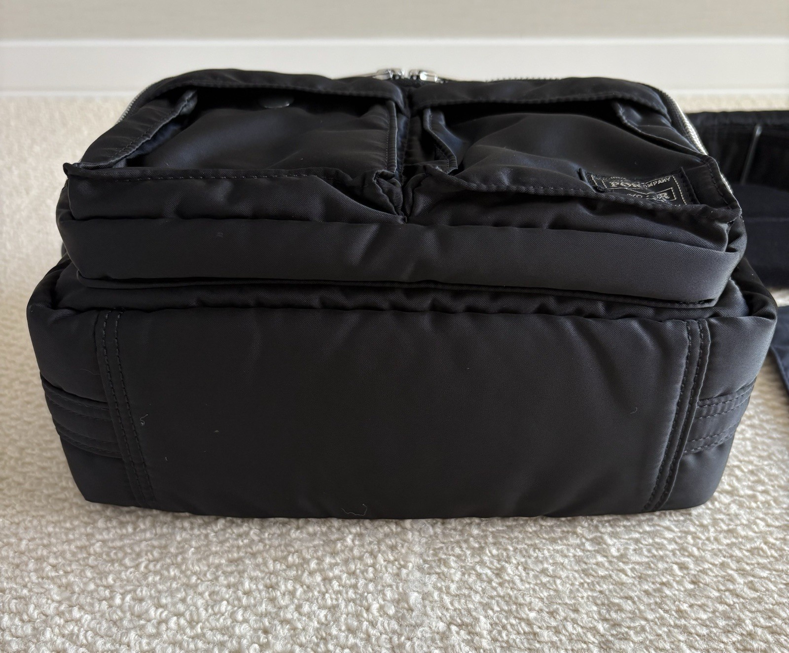Porter Tanker Camera Bag Black Nylon Twill Padded Used Excellent Condition Japan