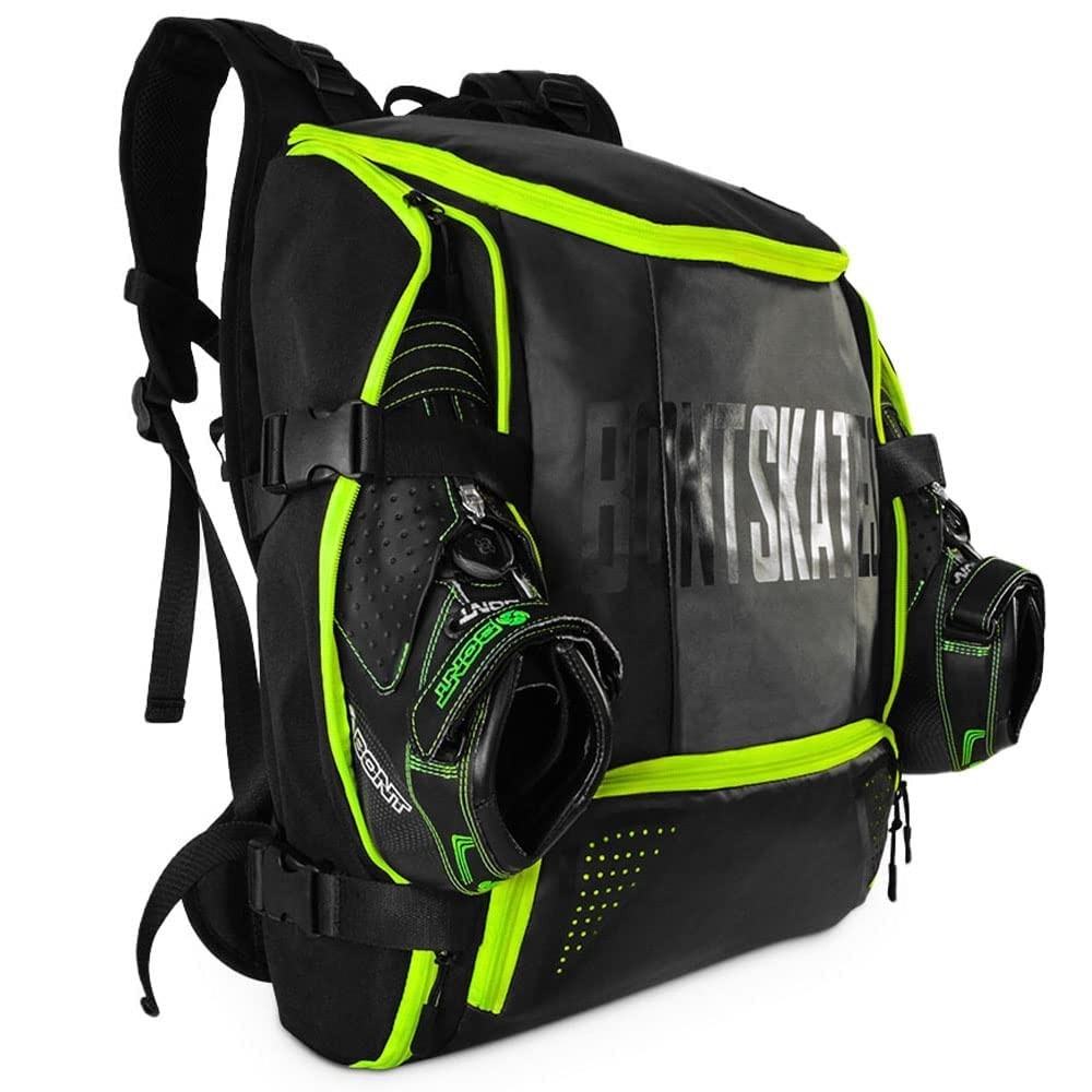 Multi-Sport Skate Backpack Travel Bag for Inline, Ice, Quad & Speed Skating