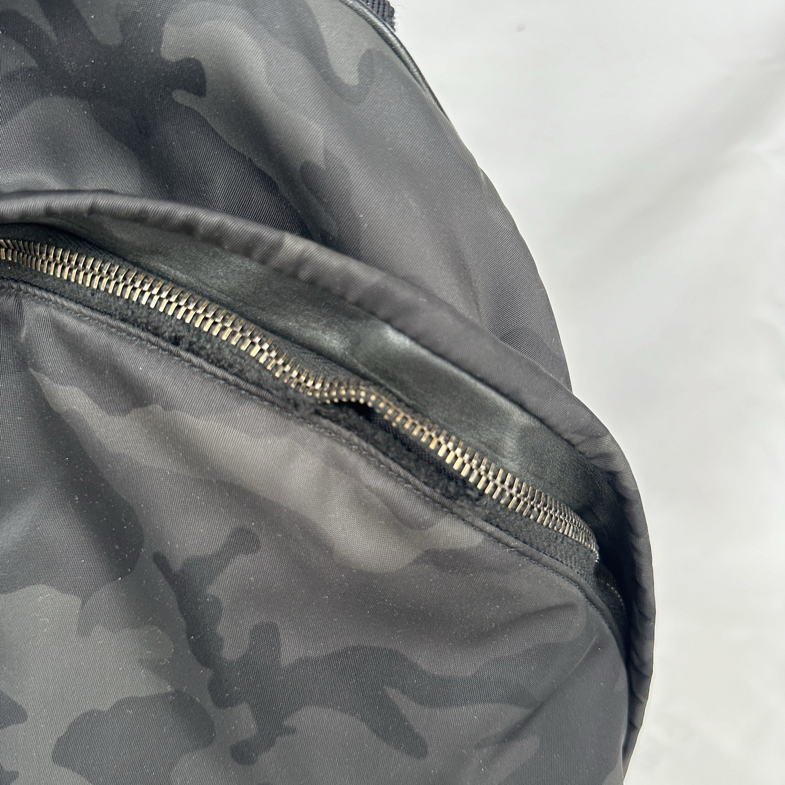 Saint Laurent Black Camo Backpack Multiple Inside Pockets