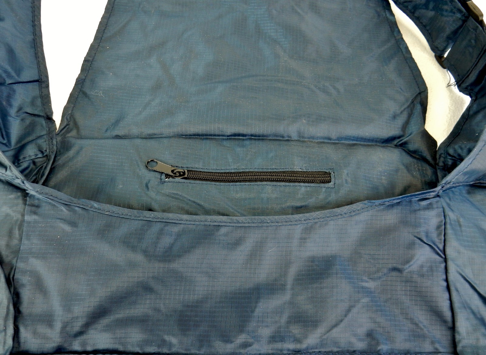 Nylon Lightweight Messenger Bag, Foldable/Packable, Navy Blue, Clik Clak PLT#20