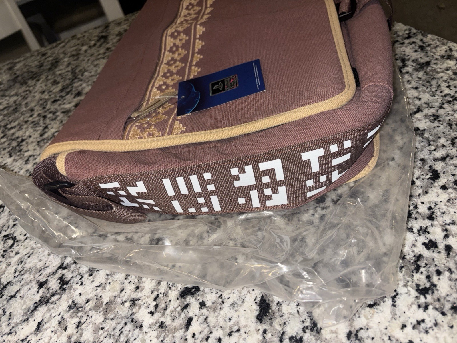 ThinkGeek Solutions Journey Messenger Bag Brown Hook & Loop Men Video Game