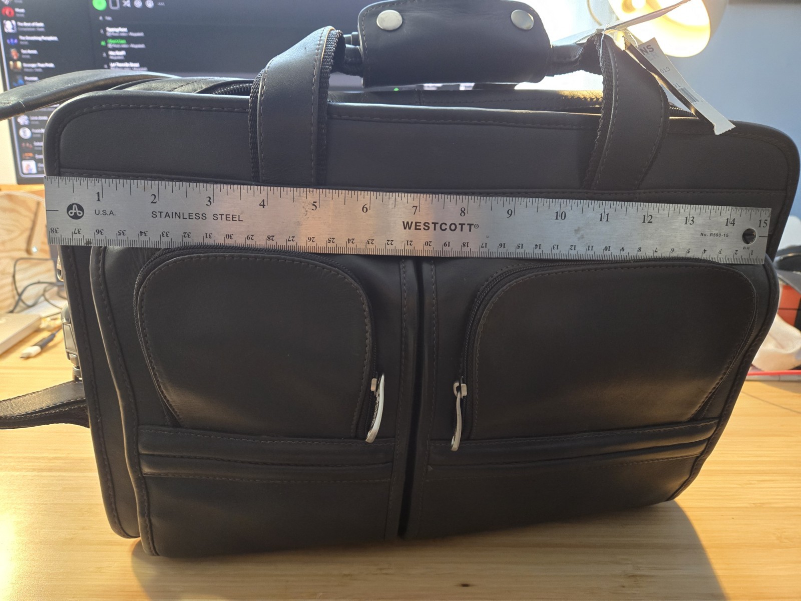 WILSONS LEATHER bag NEW with tags Brown Pelle Studio Laptop Briefcase
