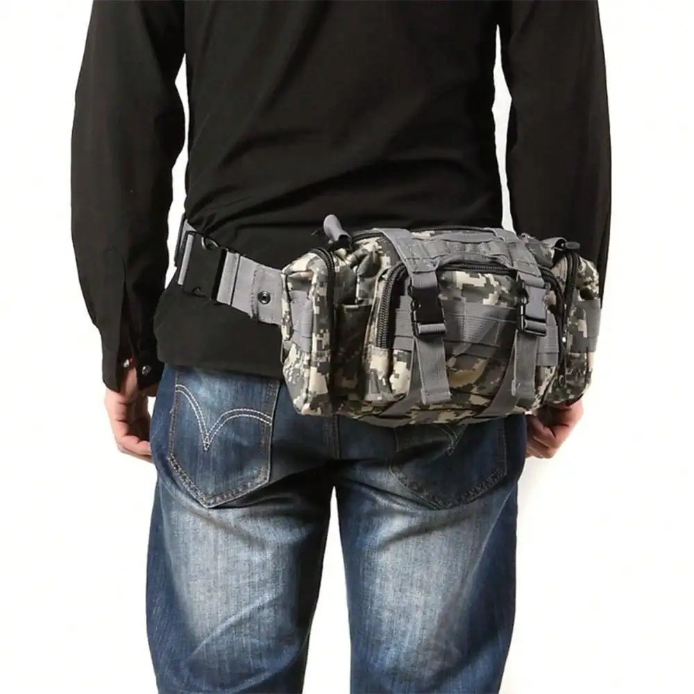 Crossbody Sling Chest Bag Multifunctional Outdoor Backpack Tactical Waist Pack