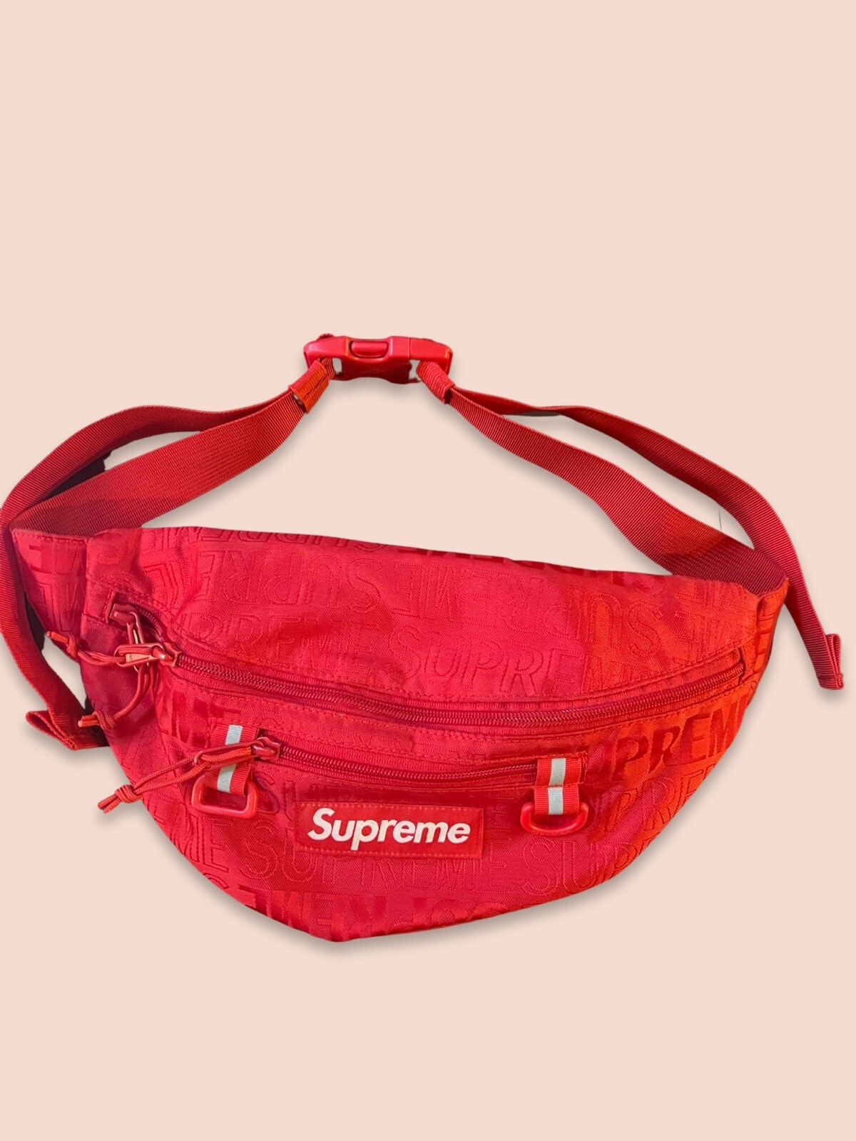 Red Bag Supreme SS19 Fanny Pack Brand New no tags