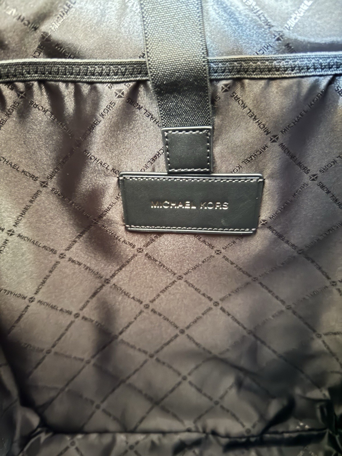 Michael Kors Cooper Large Utility City Backpack MK Dark Navy/Light Sky