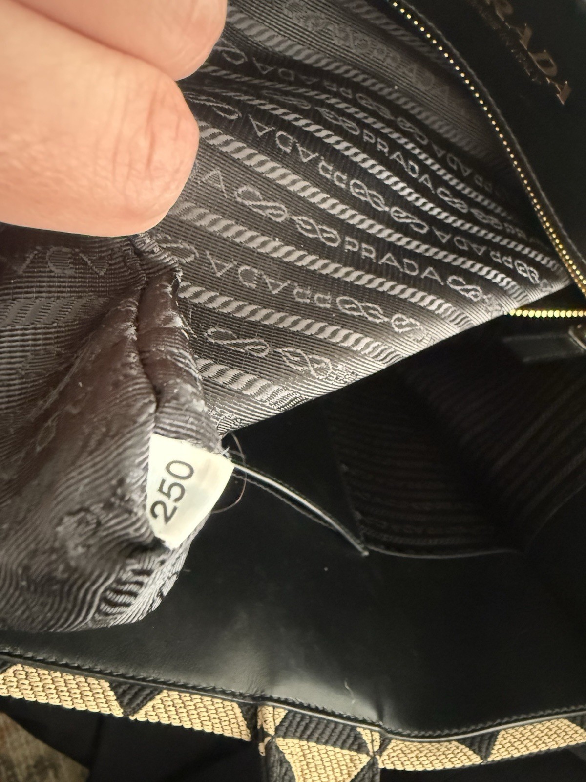 Prada Symbole Shopper Tote Bag