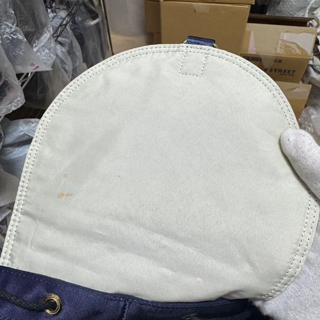 Authentic Porter Yoshida Kaban DRAFT Backpack Navy 14 x 8 x 6 inches, Excellent