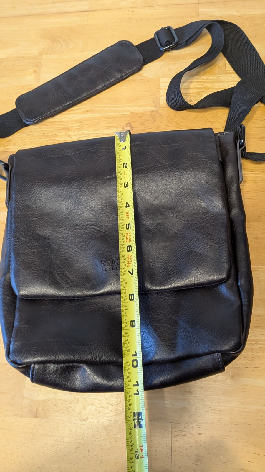Reaction Kenneth Cole Shoulder Laptop Messenger Bag Men’s Black Adjustable strap