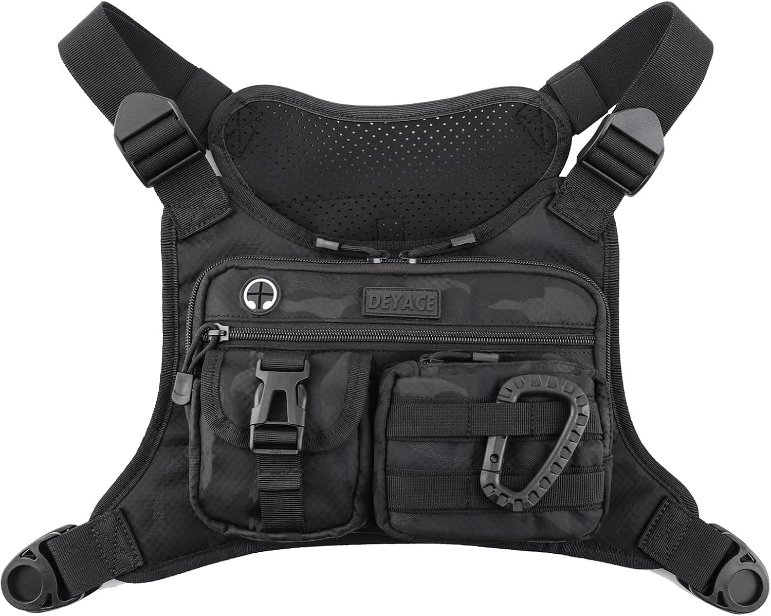 Chest Bag For Men, Tactical Inspired Sports Utility Chest Pack, EDC Pouch Bag Wi