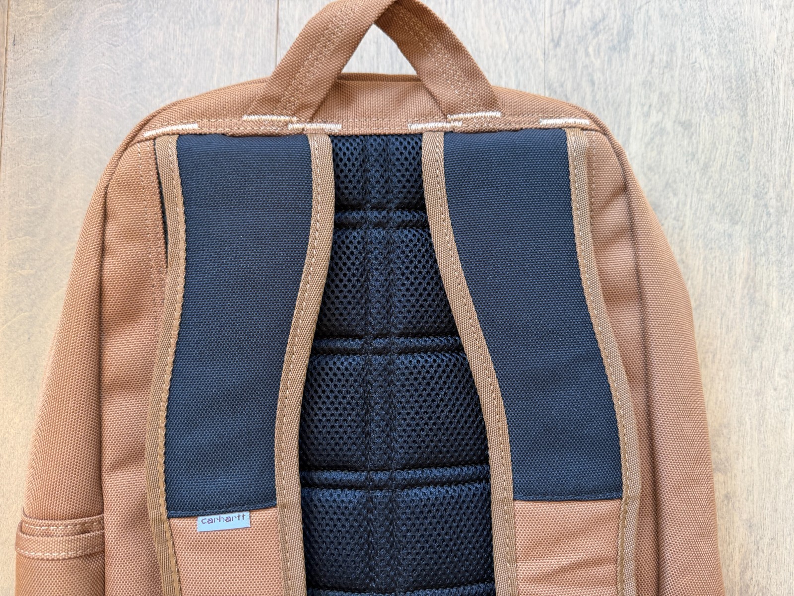Carhartt Backpack Laptop Canvas Brown with Samsung Logo Work School Travel NWOT