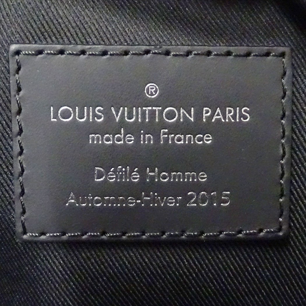 Louis Vuitton Christopher Bag Men’s Clutch Damié Graphite Black Used