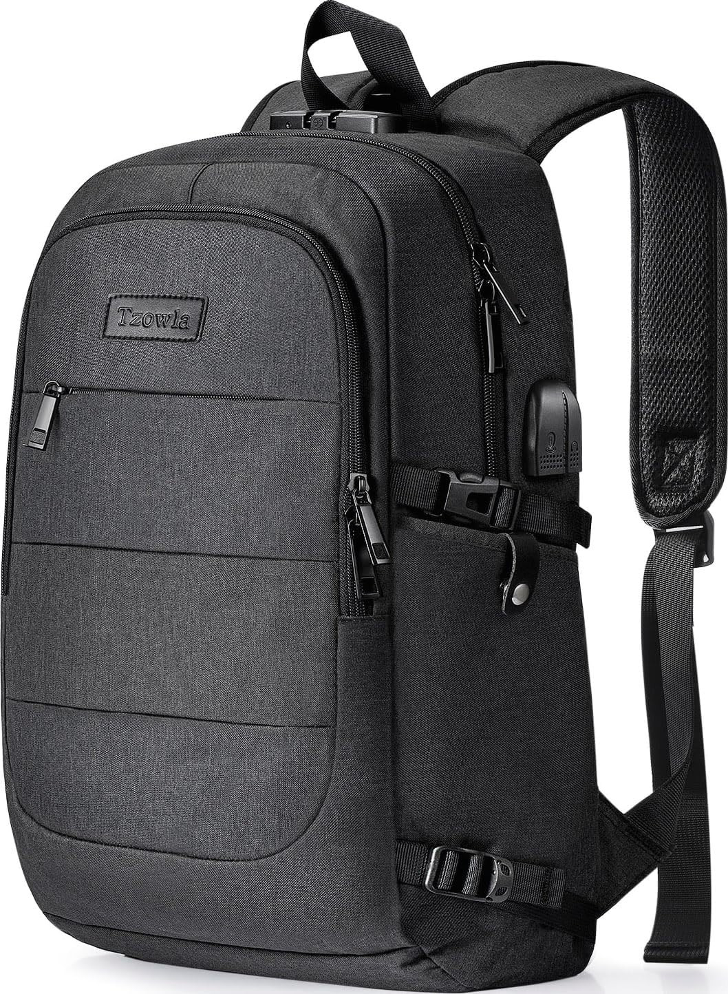 Travel Laptop Backpack Water Resistant Anti-Theft Bag with USB Charging Port and
